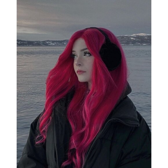 Pink Wig,Hot Pink Hair Wigs Women